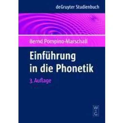 Afbeelding van Einführung in die Phonetik