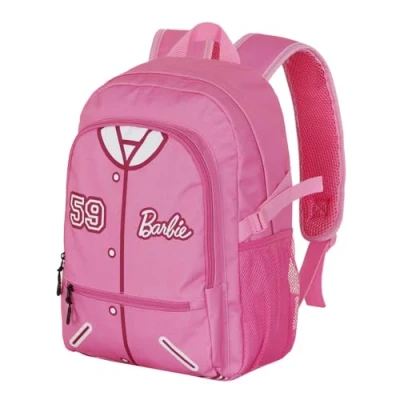 Afbeelding van Barbie Rugzak Dames Meisjes 3 Vakken Laptop Tablet Vak Hoogte 44cm