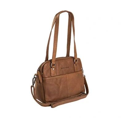 Afbeelding van The Chesterfield Brand Leren Schoudertas Cognac Bilbao