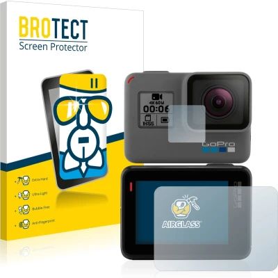 Afbeelding van BROTECT Screenprotector voor GoPro Hero 5 Black Folie Beschermfolie Beschermglas transparant