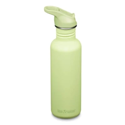 Afbeelding van Klean Kanteen Classic Narrow (Flip Sport) 1011193 Fietsfles met roestvrijstalen dop in de kleur zwart, 800 ml volume