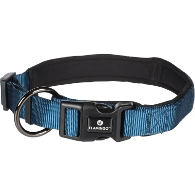 Afbeelding van Flamingo Abbi Halsband Honden Blauw L 50 55cm 25mm 1st 190696