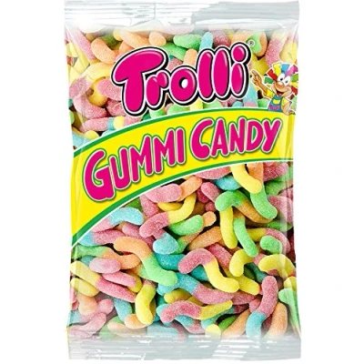 Afbeelding van Trolli Zure Gloeiwormen 1 Kg
