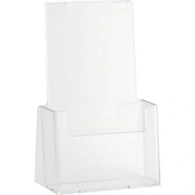 Image de helit porte brochure, 1/3 A4/C6, 2 compartiments, en acryl.