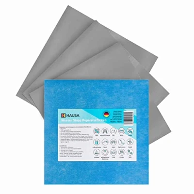 Afbeelding van Hausa Set van 3 waterdichte patches voor het repareren zwembaden en andere oppervlakken, hoogwaardig zelfklevend laminaat, toepassingsgebied
