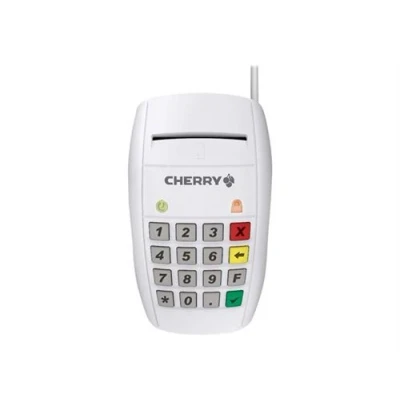 Image de CHERRY SmartTerminal ST 2100 Lecteur de cartes à puce USB blanc