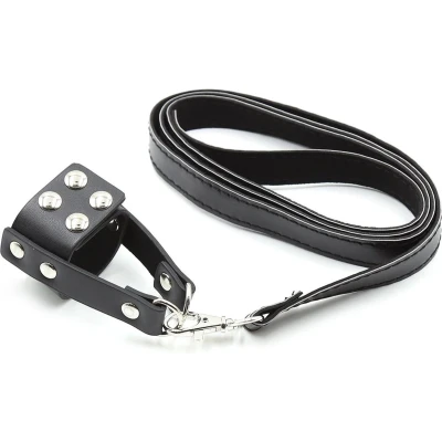 Afbeelding van Cockring met Leren Riem