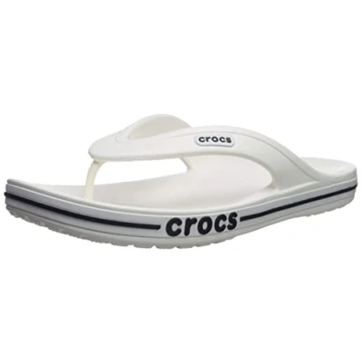 Afbeelding van Crocs Bayaband FLIP Flops Teenslippers, Maat: 41 42, White / navy Kunststof