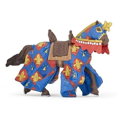 Afbeelding van Papo History Blauw Paard Fleur De Lys 39787