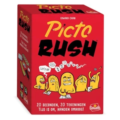 Image de Goliath jeu de société Picto Rush en carton rouge