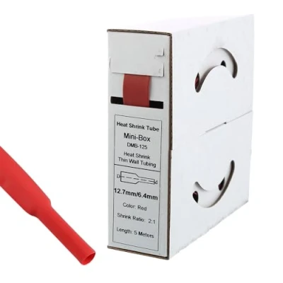 Afbeelding van Offgridtec 5 m krimpkous 12,7 mm &gt; 6,4 rood