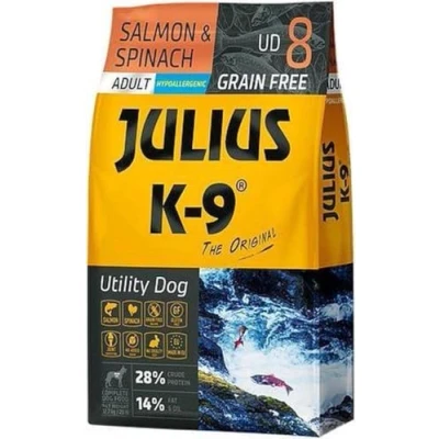 Afbeelding van Julius K9 Graanvrij en hypoallergeen hondenvoer hondenbrokken op zalm &amp; aardappel basis voor volwassen honden van kleine rassen 3kg