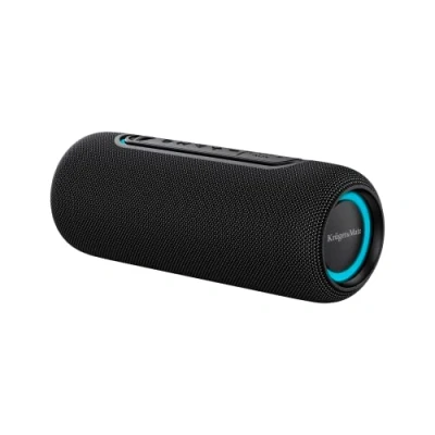 Afbeelding van Krüger &amp; Matz Street Draadloze Draagbare Bluetooth 5.0 Speaker Waterdicht IPX5 RGB Verlichting TWS Functie 20W Zwart
