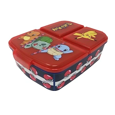 Afbeelding van Theonoi Brooddoos voor kinderen: Sneeuwkoningin PJ Maskers Spiderman Avengers Mickey Paw in BPA vrij plastic (Pokemon)