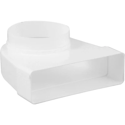 Afbeelding van Nedco ventilatie overgangstuk haaks 204 x 60 mm naar 125