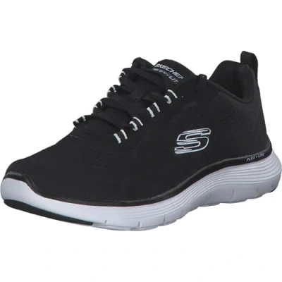 Afbeelding van Skechers Flex Appeal 5.0 Dames, Witte rand van zwart gaas., 39 EU