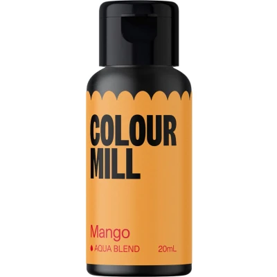 Afbeelding van Colour Mill Aqua Blend Voedingskleurstof op Waterbasis Mango 20 ml