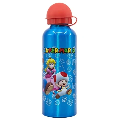 Afbeelding van Stor Super Mario Herbruikbare waterfles van aluminium, 530 ml