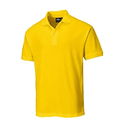 Image de Portwest B210 Naples T shirt polo, Normal, Taille 2XL, Jaune