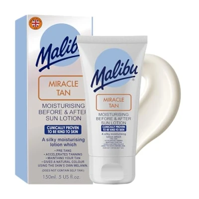 Afbeelding van Malibu Miracle Tan Moisturizing Before &amp; Aftersun Lotion 150 ml