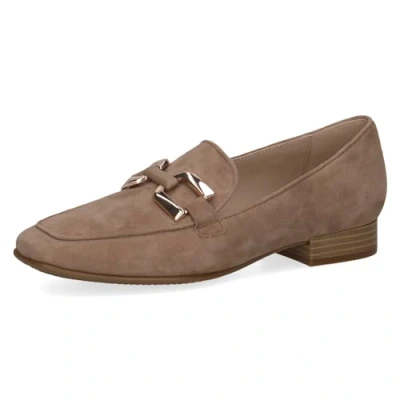 Afbeelding van Caprice Instappers, Dames, Maat: 40, Taupe suede Leer