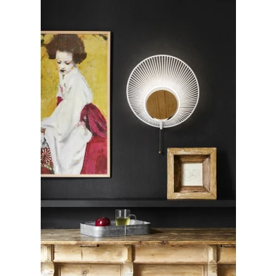 Afbeelding van Forestier Oyster wandlamp black