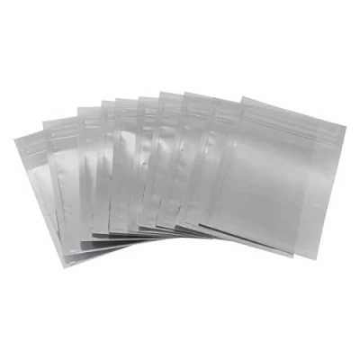 Afbeelding van antistatische zakken, Esd tassen, 100 stks/partij opbergtas hersluitbare rits zak voor elektronische componenten (8 x 12 cm)