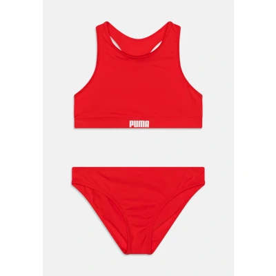 Afbeelding van Puma SWIM Girls Racerback Bikini voor kinderen, Maat: 128, Red
