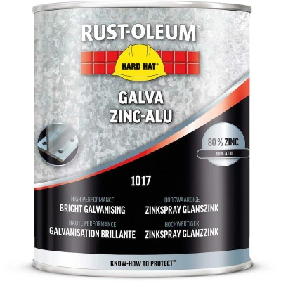 Afbeelding van Rust oleum hard hat galva zinc alu koudverzinker 1 kg, 1017.1, blik