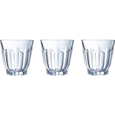 Afbeelding van 6x Stuks waterglazen/drinkglazen transparant 240 ml Glazen Drinkglas/waterglas/sapglas