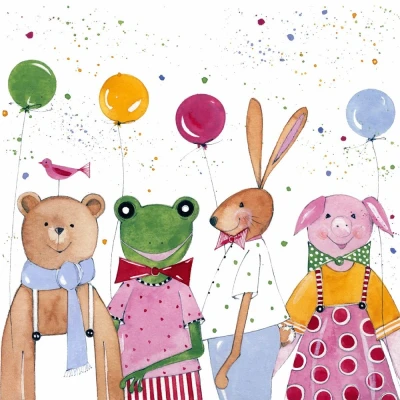 Afbeelding van Ppd Kid Party Napkin 33x33
