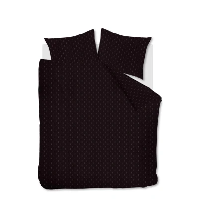 Afbeelding van VT WONEN Dekbedovertrek Crops Donker Rood 200 x 200/220