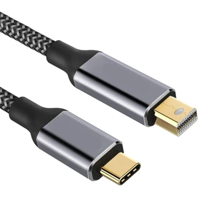 Afbeelding van 2 m USB C naar mini DisplayPort kabel