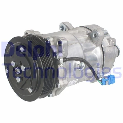 Afbeelding van DELPHI TSP0159381 AC Compressor Sanden SD7V16 PAG 46 Met compressorolie VOLKSWAGEN: Transporter 4