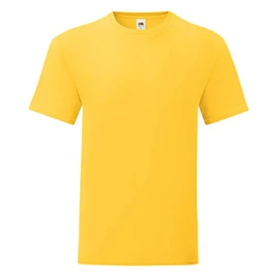 Afbeelding van Fruit Of The Loom Kinder / Kinderen Unisex Valueweight T shirt met korte mouwen (Yellow)