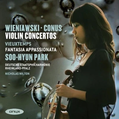 Afbeelding van Soo Hyun Park, Deutsche Staatsphilharmonie Rheinland Pfalz, Nicholas Milton Wieniawski: Violin Concertos/Fantasia Appassionata (CD)