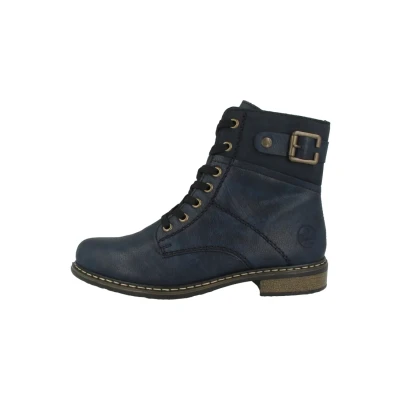 Afbeelding van Rieker Glumianamur Veterboots ocean/pacific, Dames, Maat: 37, Ocean/pacific Kunststof