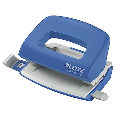 Afbeelding van Perforator Leitz Nexxt Recycle mini 10 vel blauw