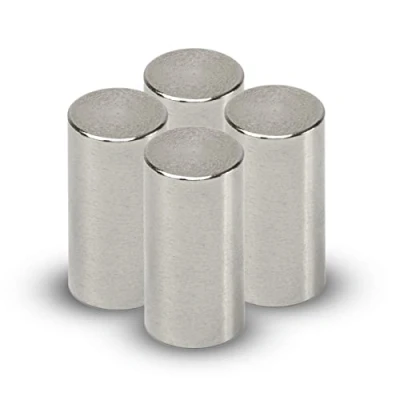 Afbeelding van Neodymium cilindermagneet, 10x20,2,4 kg,4pc,blister