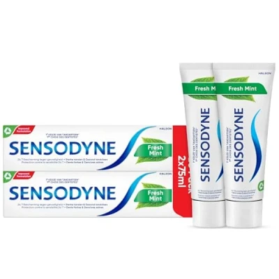 Afbeelding van Sensodyne Fresh Mint Duo Pack 2 x 75 ml
