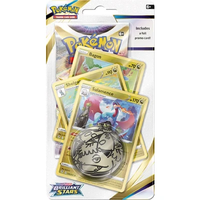 Afbeelding van Pokemon: Premium Checklane Blister Sword &amp; Shield Brilliant Stars (Hydreigon)