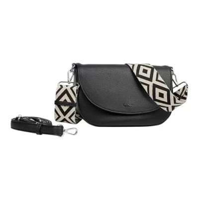 Afbeelding van Gabor Schoudertas Linda Saddle Bag Black Zwart