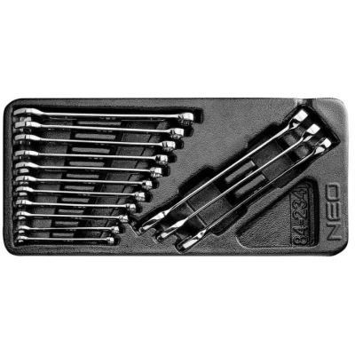 Afbeelding van NEO TOOLS 84 234 Gereedschapmodule 14 6, 7, 8, 9, 10, 11, 12, 13, 14, 15, 16, 17, 18, 19 Chroom vanadium staal