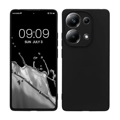 Afbeelding van kwmobile telefoonhoesje geschikt voor Xiaomi Poco M6 Pro Hoesje smartphone Precisie camera uitsnede In zwart