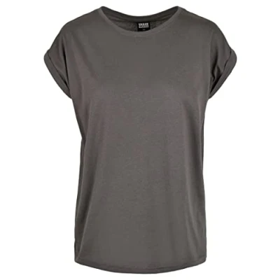 Image de Urban Classics Ladies Extended Shoulder Tee T Shirt (Lot de 1) Femme, Darkshadow, 5XL