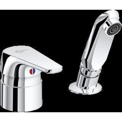 Afbeelding van Ideal Standard Cerasprint kappersmengkraan uittrekbare handdouche met straalregelaar chroom