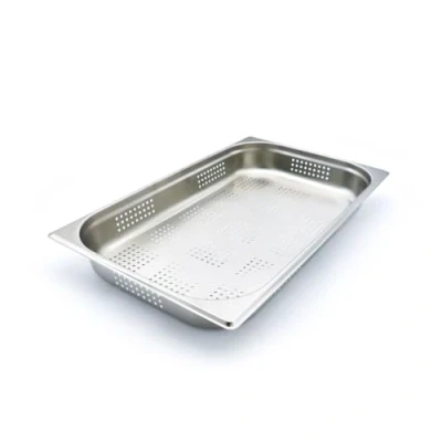 Afbeelding van Maxima Gastronorm Bak 1/1 GN 6,5 cm Diep RVS Geperforeerd Bakken