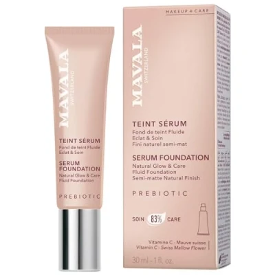 Afbeelding van MAVALA Fluid Foundation Serum Medium Tan, 30 ml, glans en verzorging, natuurlijke halfmatte afwerking