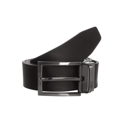 Afbeelding van bugatti riem Men&#039;s Reversible Belt 3.5 W85 Black / Dark Brown zwart donkerbruin