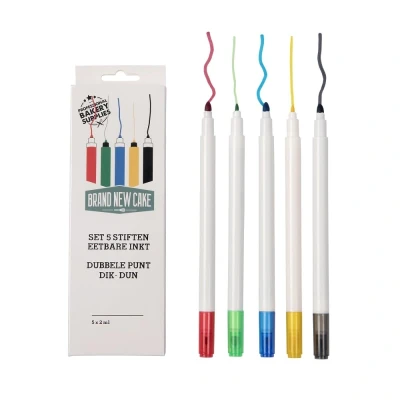 Afbeelding van BrandNewCake Stiften eetbare inkt set/5